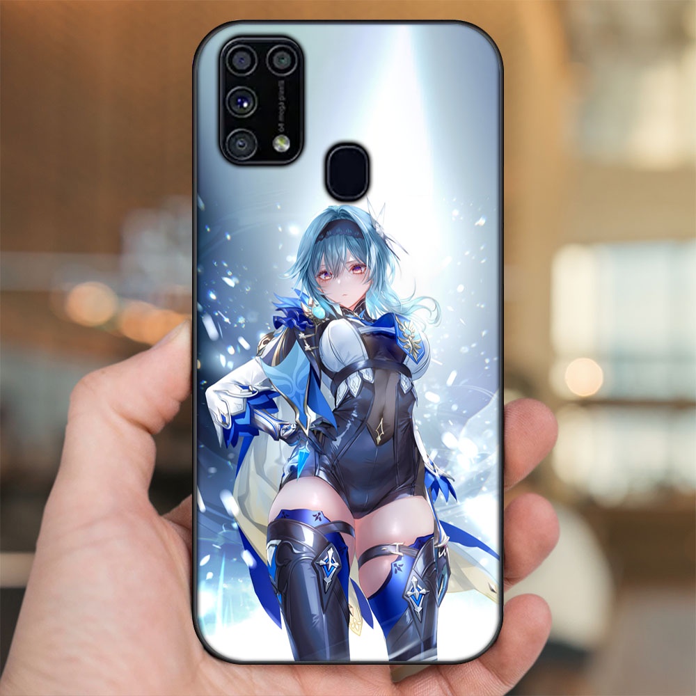 Ốp lưng Samsung M31 viền đen in hình Eula Genshin Impact