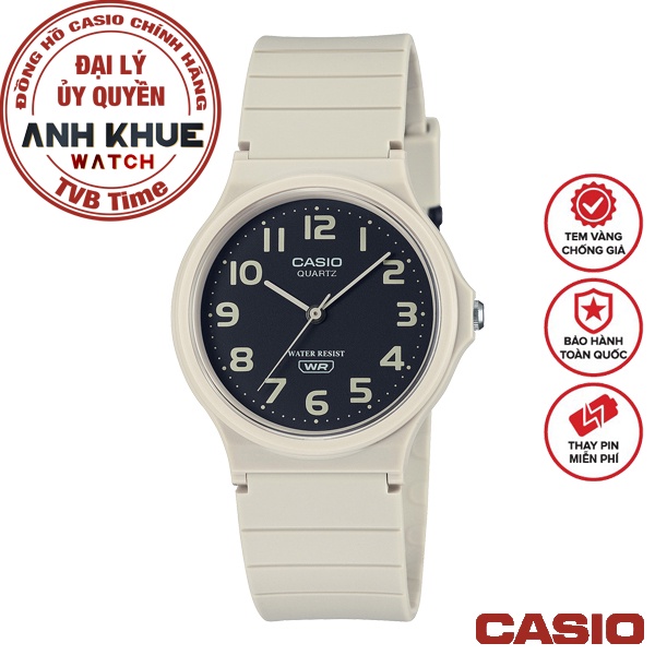 Đồng hồ nữ dây nhựa Casio chính hãng Anh Khuê MQ-24UC-8BDF (34mm)