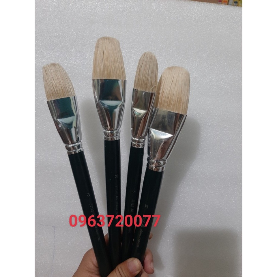 Cọ vẽ, Bút đại Lông Lợn Vẽ Tranh Tường/ Sơn Dầu/Acrylic size To