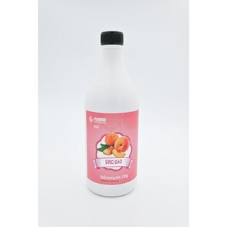 Siro đào dedu can trắng 2.5kg