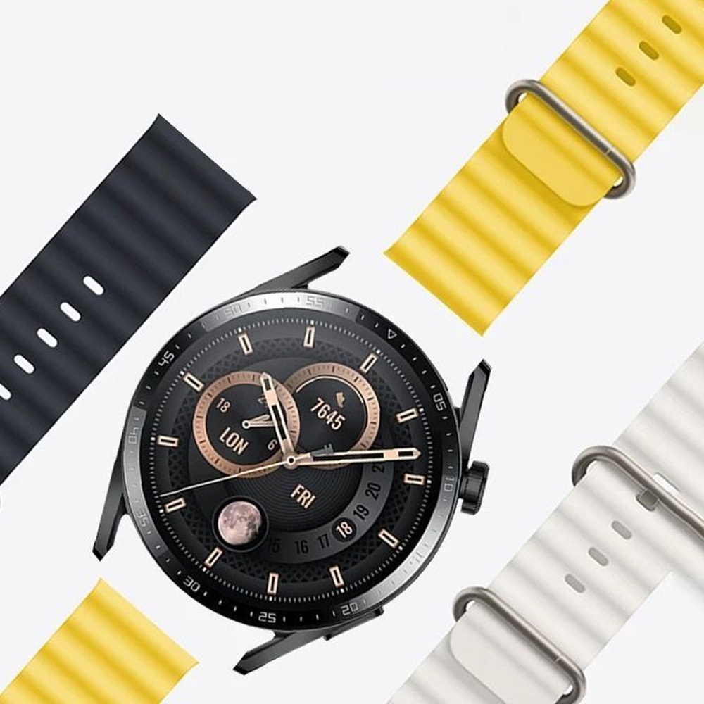 Dây Đeo Đồng Hồ Bằng Silicone 20 / 22mm Cho Huawei Watch GT3 Pro 46mm 43mm GT 2 3 Pro 46 / 42mm GT