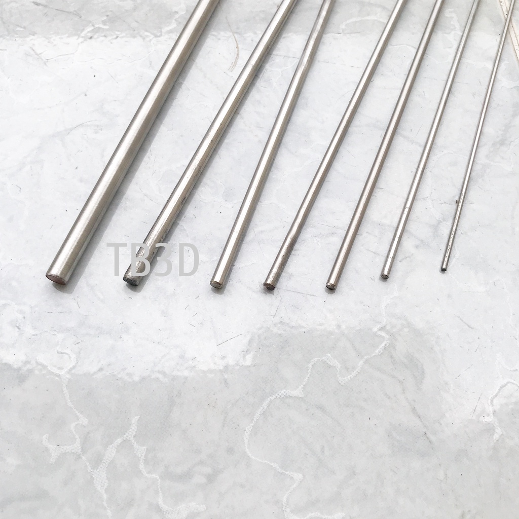 Trục Thép 4.5mm không rỉ đủ kích thước, ti inox, thép không rỉ, ti thép 304