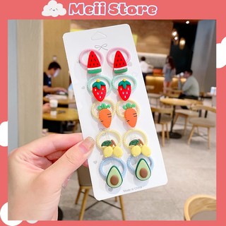 Set 10 Dây buộc tóc, dây chun buộc tóc ,10 dây/ sét cho bé gái, bạn gái dễ thương