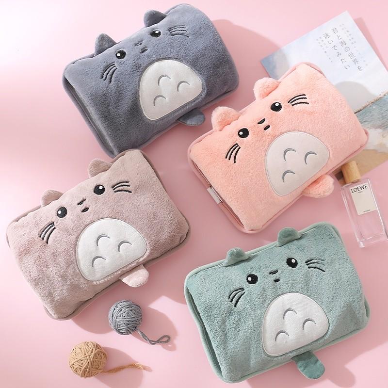 PVN54040 Túi sưởi, túi chườm nóng đau bụng hình mèo cắm điện Giá Rẻ