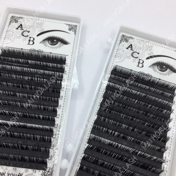 Mi KHAY ĐỘ cong L,LC,LD,M MIX  007_keo nối mi_dụng cụ nối mi_ Mai Hòa Lash