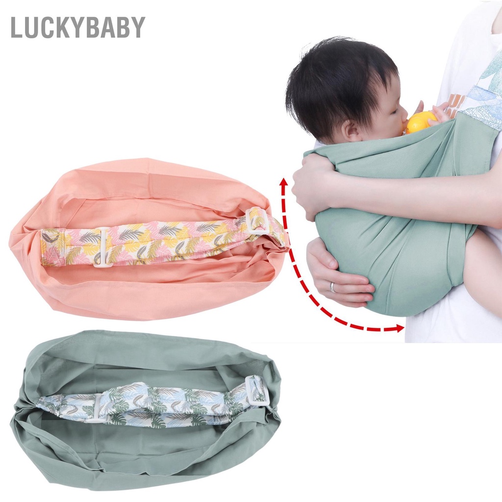 LUCKYBABY Địu em bé Mang thoáng khí Thân thiện với làn da Có thể điều chỉnh Dây quấn cho trẻ sơ sinh từ 0 đến 24 tháng