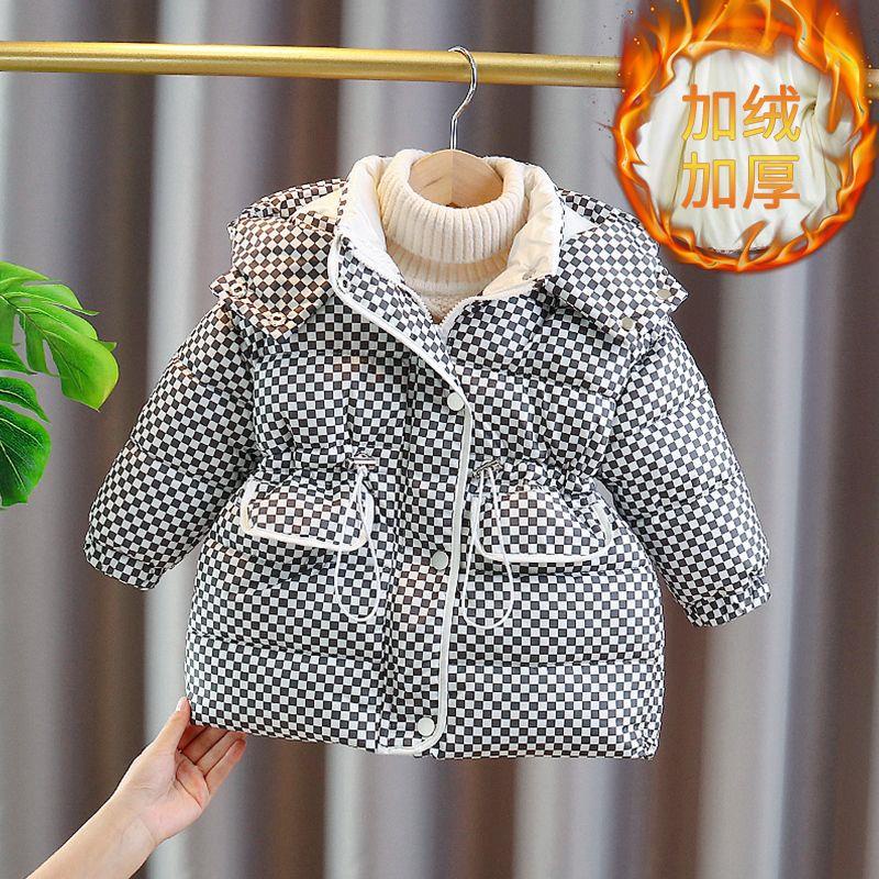 Áo Khoác cotton Nhung cotton Thời Trang Mùa Đông 2022 Cho Bé Gái mi