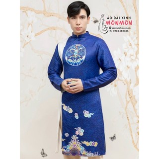Áo dài Nam Hải Vân - Sơn Hà, màu sắc nam tính áo dài thiết kế dành cho nam mẫu mới 2023 - AodaixinhMIE