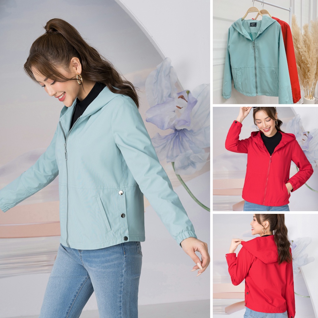 Áo khoác jacket hai lớp cúc sườn cao cấp LOZA - LJ902169