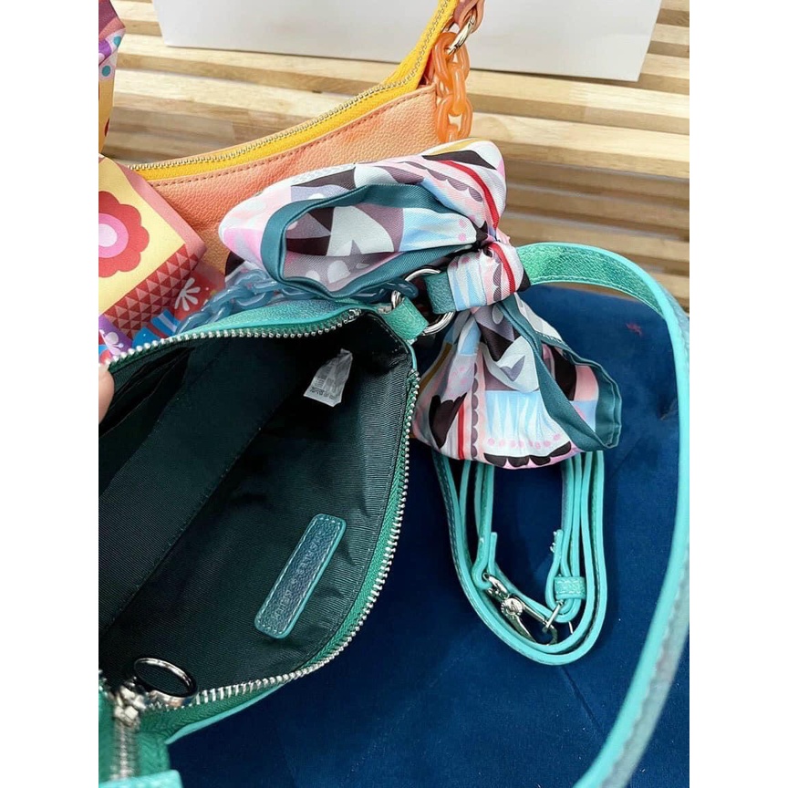 Túi xách nữ kẹp nách La Dolce Vita quai lụa, 2 dây đeo vai đeo chéo - CK180