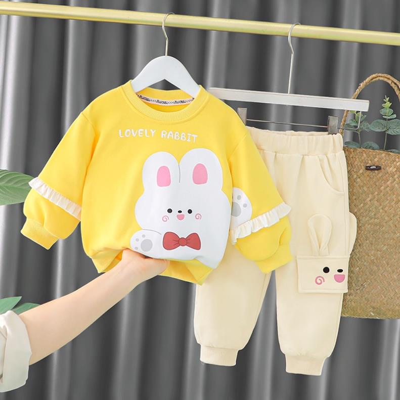 🔥 🔥 FLASH SALE 🔥 - FreeShip - Bộ dài tay trẻ em, quần áo thu đông. Cotton nỉ da cá giữ ấm thu đông - XG070