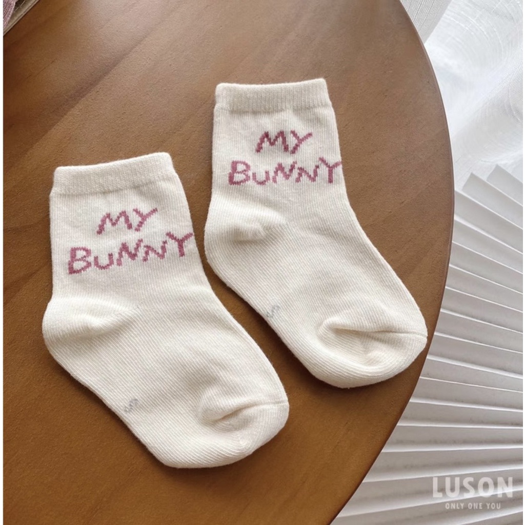 Tất cho bé gái,sét 5 đôi vớ bé gái bộ hình gấu siêu xinh mềm mại cho bé từ 2-12 tuổi
