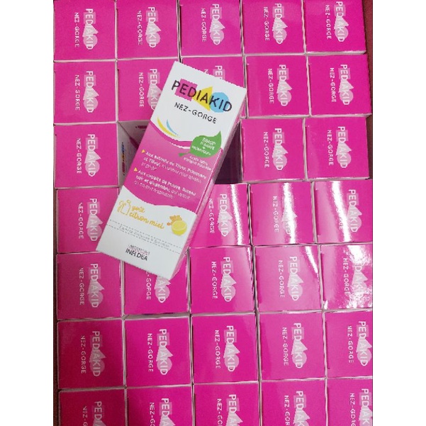 Siro tăng đề kháng mũi họng Pediakid Nez Gorge 125ml hàng chính hãng mẫu mới Bom.shop