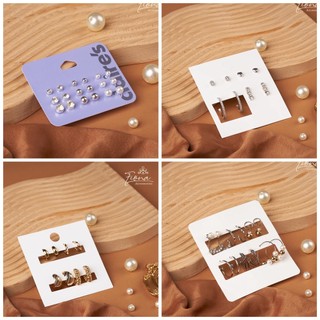 Set khuyên tai bông tai nữ xinh xắn basic dễ phối FIONA