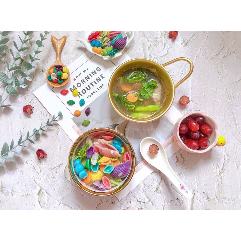 [ Tách lẻ 100g ] Tổng hợp các loại nui hữu cơ cho bé, bổ sung dinh dưỡng từ ép rau củ nguyên chất