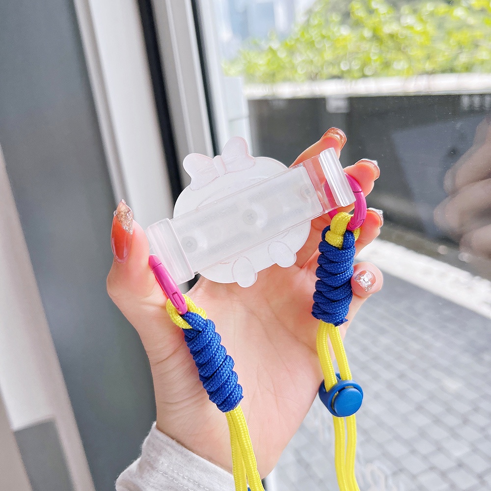 Dây Kẹp Điện Thoại Hình Gấu / Thỏ / Phô Mai / Gấu Nhiều Màu Chống Thất Lạc Dễ Phối Đồ