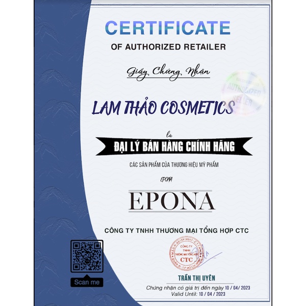 Kem Dưỡng Thâm Nám & Cải Thiện Nếp Nhăn Epona Red Ginseng Gold Whitening Cream