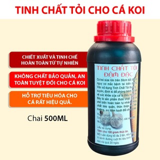 Tinh chất tỏi cho cá koi chai 500ml tăng đề kháng, bảo vệ sức khoẻ cá chép Nhật