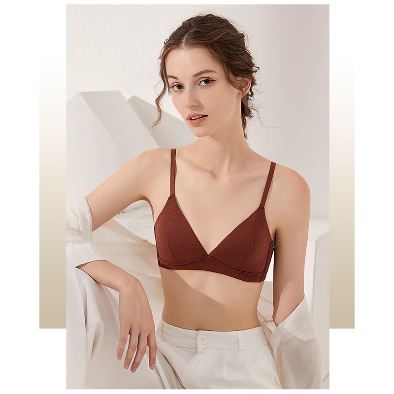 Áo lót  không gọng không mút vải su cao cấp mát lạnh mềm mịn hàng chuẩn Âu