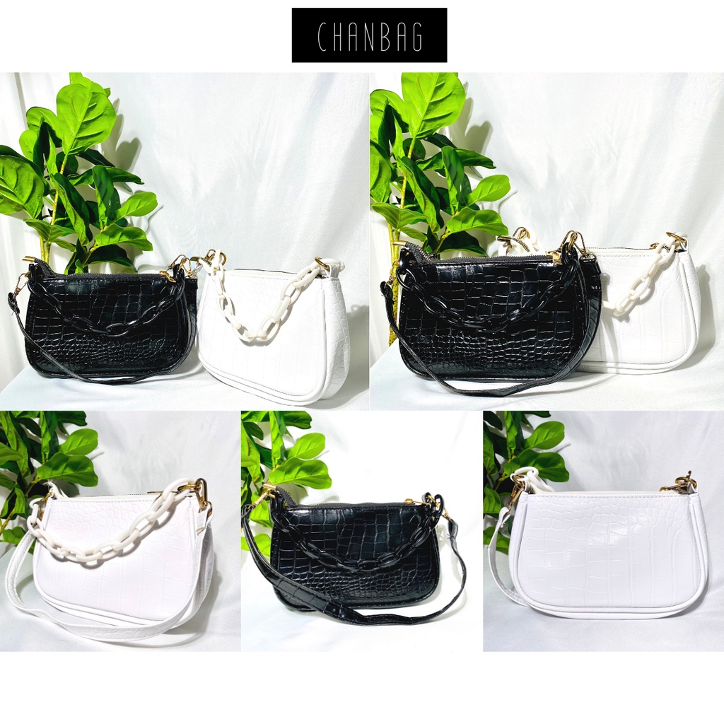 Túi Xách Kẹp Nách Ngọc Trinh Bản Dây Xích Full Màu Siêu Sang Chanbag - CB027