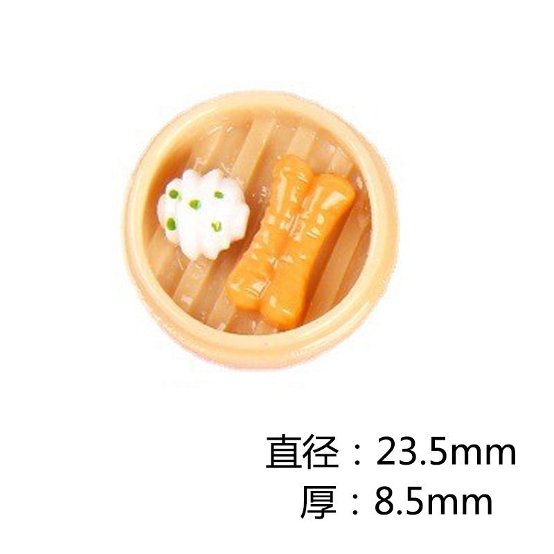Khay đồ ăn, xửng dimsum size lớn và nhỏ cho các bạn trang trí nhà búp bê, làm móc khóa, điẹn thoại DIY E1112