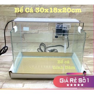 Bể kính đúc nhập khẩu bo cong cạnh mài vi tính kích thước 3020cm | hồ đúc | bể kính nuôi cá