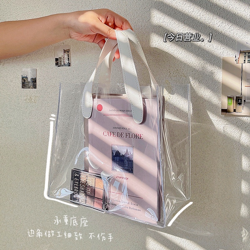 Túi Đựng Mỹ Phẩm Bằng PVC Trong Suốt Phong Cách Nhật Bản