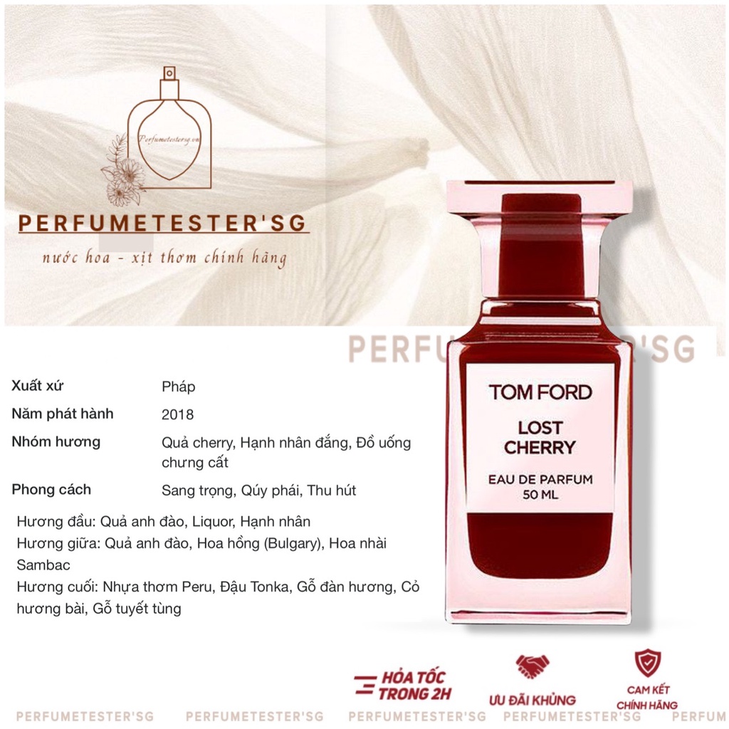 Nước hoa  Tom Ford Lost Cherry EDP -perfumetester