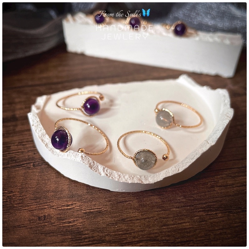 Nhẫn nữ đeo tay thanh lịch, xinh, thủ công, diy