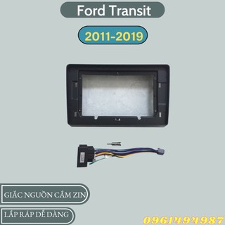 Mặt dưỡng 9 inch Ford Transit kèm dây nguồn cắm zin theo xe dùng cho màn hình DVD android 9 inch