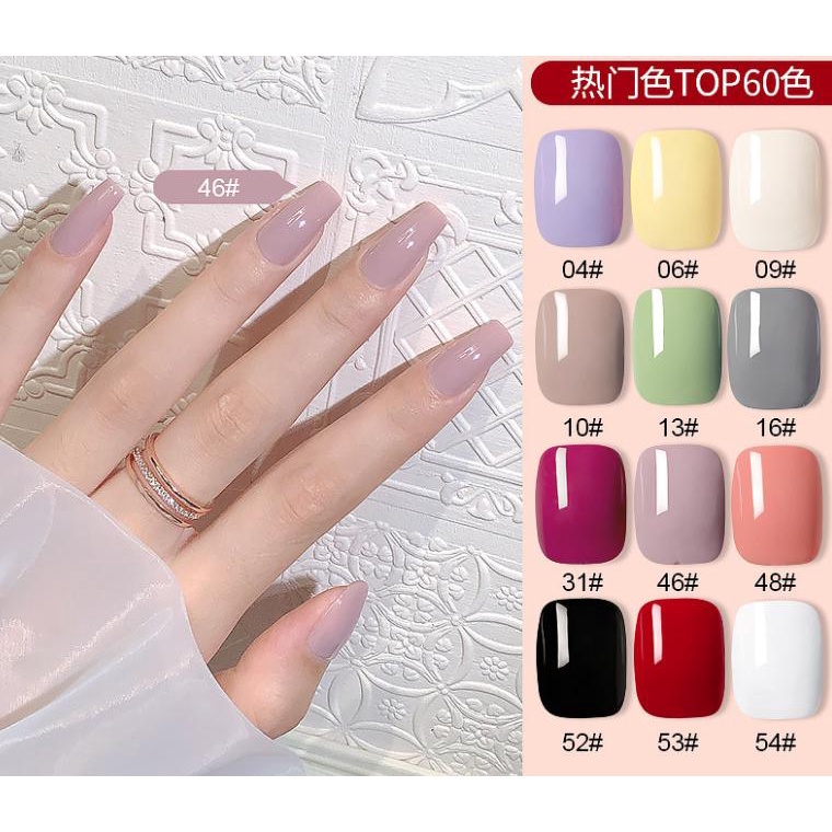 Sơn gel AS mẫu chai vuông 60 màu siêu hot  15ml