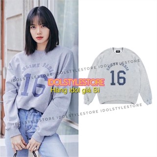 (Áo kèm card Idol) áo nỉ sweater 16 như Lisa Blackpink