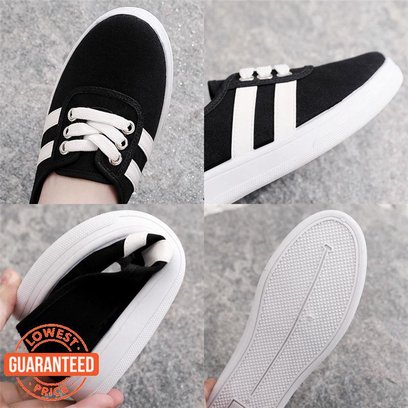 Pim Hàng Sẵn Sàng⭐️Giày Thể Thao Vải Bạt Phong Cách Ulzzang Hàn Quốc Thời Trang Mùa Thu Dành Cho Nữ Size 30-40 XZ29933