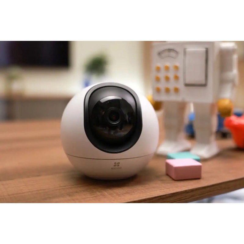 Camera wifi AI thông minh Ezviz H6 C6 5MP 4MP 2K 3K siêu nét, xoay 360 Độ, Đàm thoại (chính hãng)