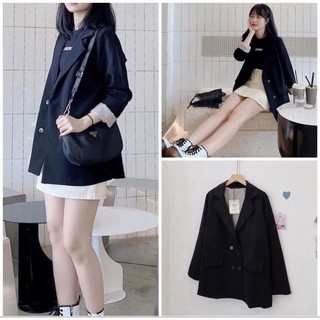 Áo blazer 2 lớp, áo vest khoác ngoài phong cách Hàn Quốc