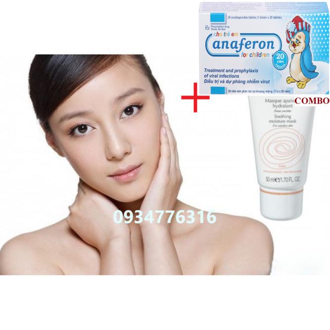 Combo Chim cánh cụt Nga+ ✅ Mặt nạ giữ ẩm cho da nhạy cảm Avène Soothing Moisture Mask 50ml