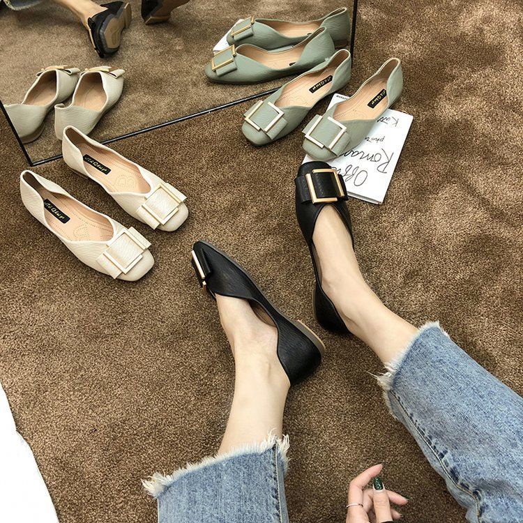 Giày Búp Bê Đế Mềm Size Lớn 35-43 41 42 Thời Trang Cho Phụ Nữ Mang Thai