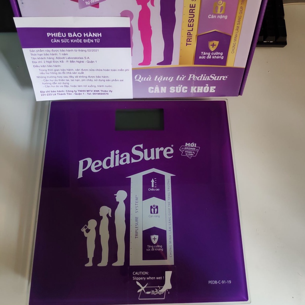 Cân điện tử hàng khuyến mãi pediasure