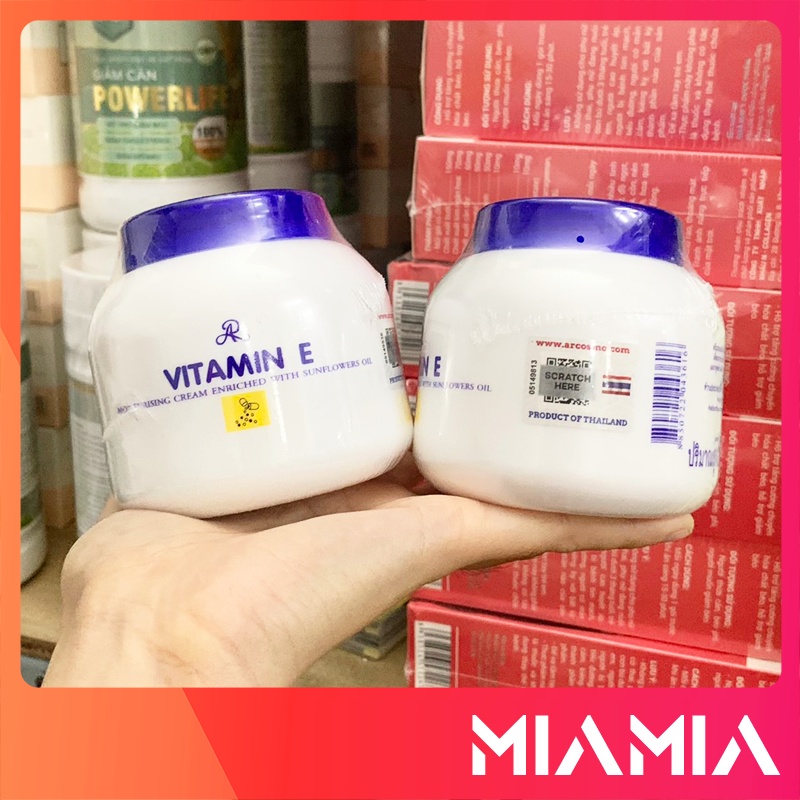 Kem Dưỡng Ẩm Da Vitamin E AR Thái Lan Chính Hãng 200gr