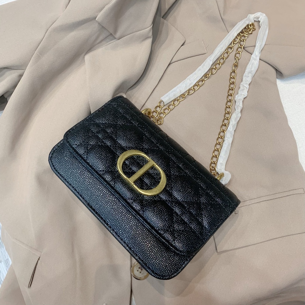 Túi xách đeo chéo nữ da gạo trần trám đẹp thời trang giá rẻ phong cách hàn quốc dễ thương DC268