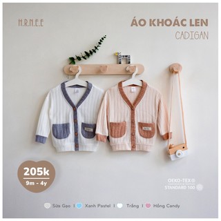 HRNEE ÁO LEN CADIGAN CHO BÉ
