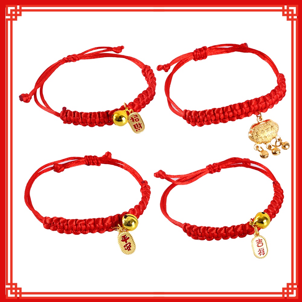 Vòng Cổ Dây Bện Màu Đỏ Thời Trang Chất Lượng Cao Có Thể Điều Chỉnh Cho Thú Cưng