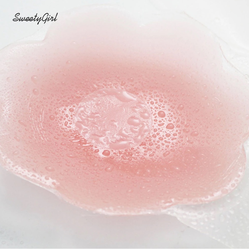 MsMona Miếng Dán Nâng Ngực Bằng Silicone Vô Hình Thoáng Khí Thời Trang 2022 Cho Nữ