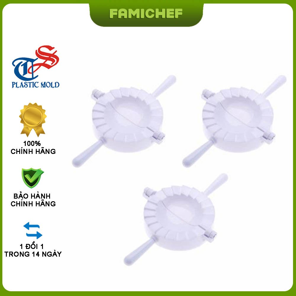 Bộ 3 khuôn làm sủi cảo bánh xếp Tashuan TS-319.