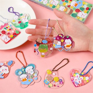 3 Sticker, Nhán Dán Fullcorlor 6*17,5Cm - Thỏ Hồng VPP