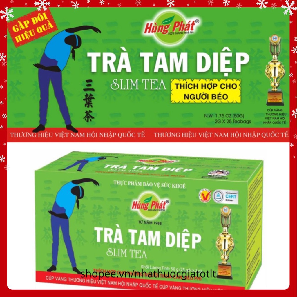 Trà Giảm Cân Tam Diệp Chính Hãng Giá Tốt