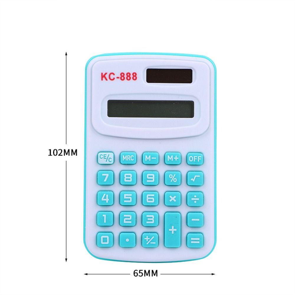 Máy Tính Bỏ Túi 8 Chữ Số Màu Sắc Ngọt Ngào Nhỏ Gọn Tiện Dụng Cho Bé