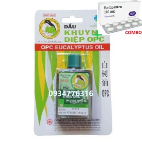 Combo Bedipanten 100mg +  ✅ Dầu khuynh diệp OPC 25ml Hiệu Mẹ Bồng Con