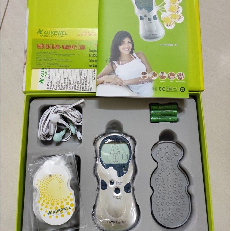 Máy massage trị liệu bằng xung điện aukewel ak-2000-ii hàng chính hãng - - ảnh sản phẩm 9