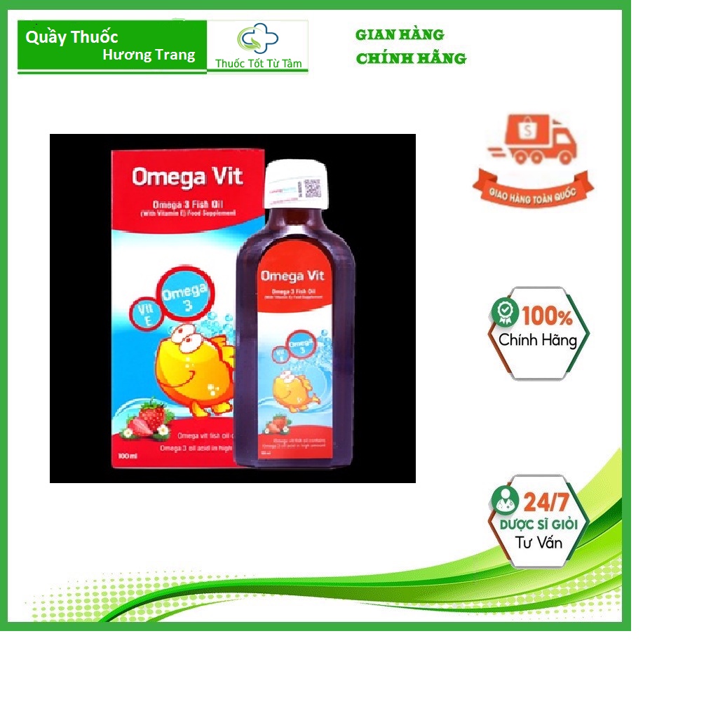 Omega Vit- cho trẻ sơ sinh, trẻ tăng động, tự kỷ hoặc các rối loạn vận động.